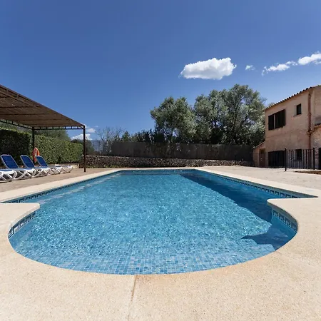 Con Piscina, Bbq, Terraza Y Wifi Dağ evi Santanyi